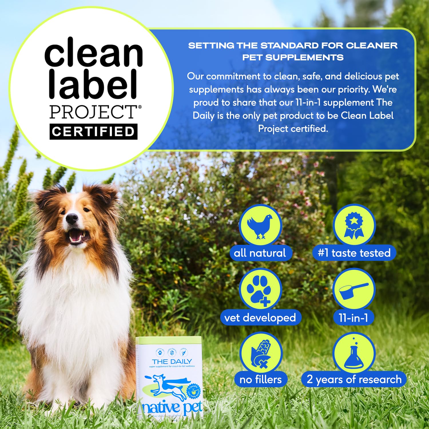 Native Pet Joint Health & Daily Wellness Pack: Hip & Joint Supplement for Dogs - Supports Joints, Cartilage, Muscles & Anti-Inflammatory & Dog Vitamins & Supplements - 11-in-1 Multivitamin Powder - 30 - Image 8