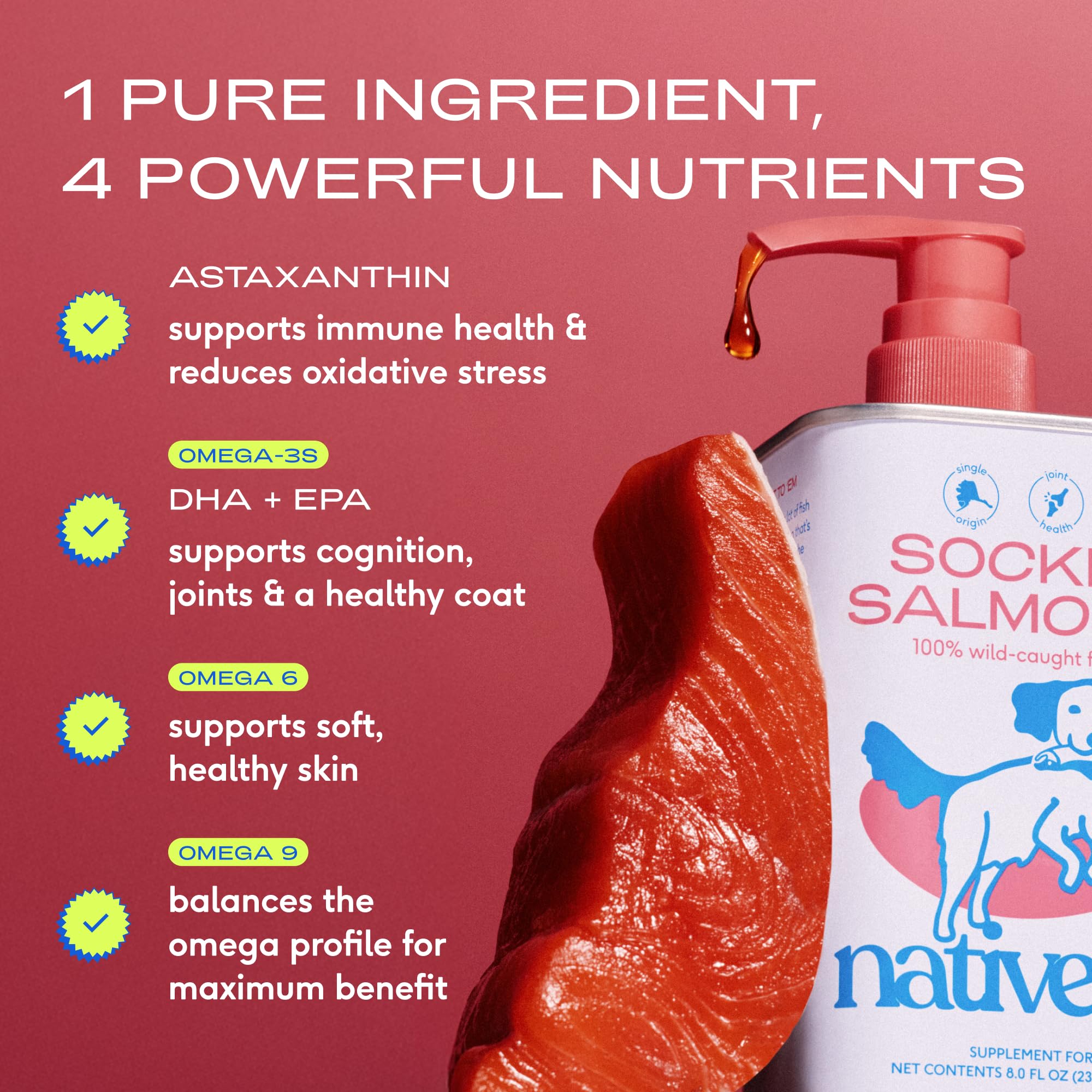Native Pet Weight & Wellness Bundle: 60 Scoops GutWell Trim Down - Dog Weight Loss Supplement & 8 Oz. Salmon Oil for Dogs & Cats – Pure Omega-3 Fish Oil for Overall Health - Image 5